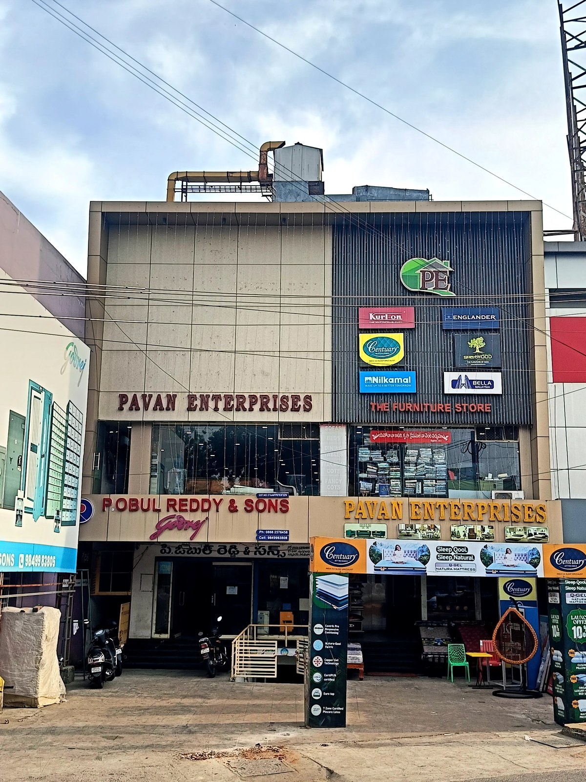 Pavan Enterprises furniture store, Tadepalle